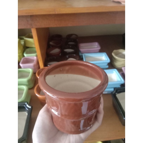 Pot Keramik / Pot Keramik kaleng / Pot Keramik kaktus / Pot Keramik bonsai