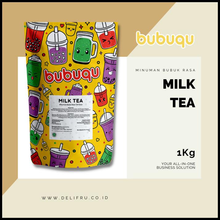 

Powder Drink Milk Tea Bubuqu - Bubuk Minuman Teh Susu
