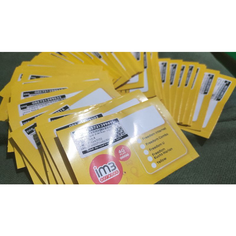 PERDANA INDOSAT IM3 0K/3GB/9GB FRESH ORI/ACT OTP