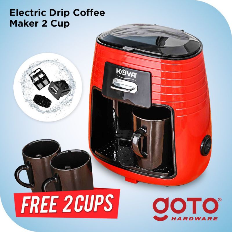 KOVA DOUBLE DRIP ELECTRIC COFFEE MAKER MESIN KOPI ELEKTRIK LISTRIK