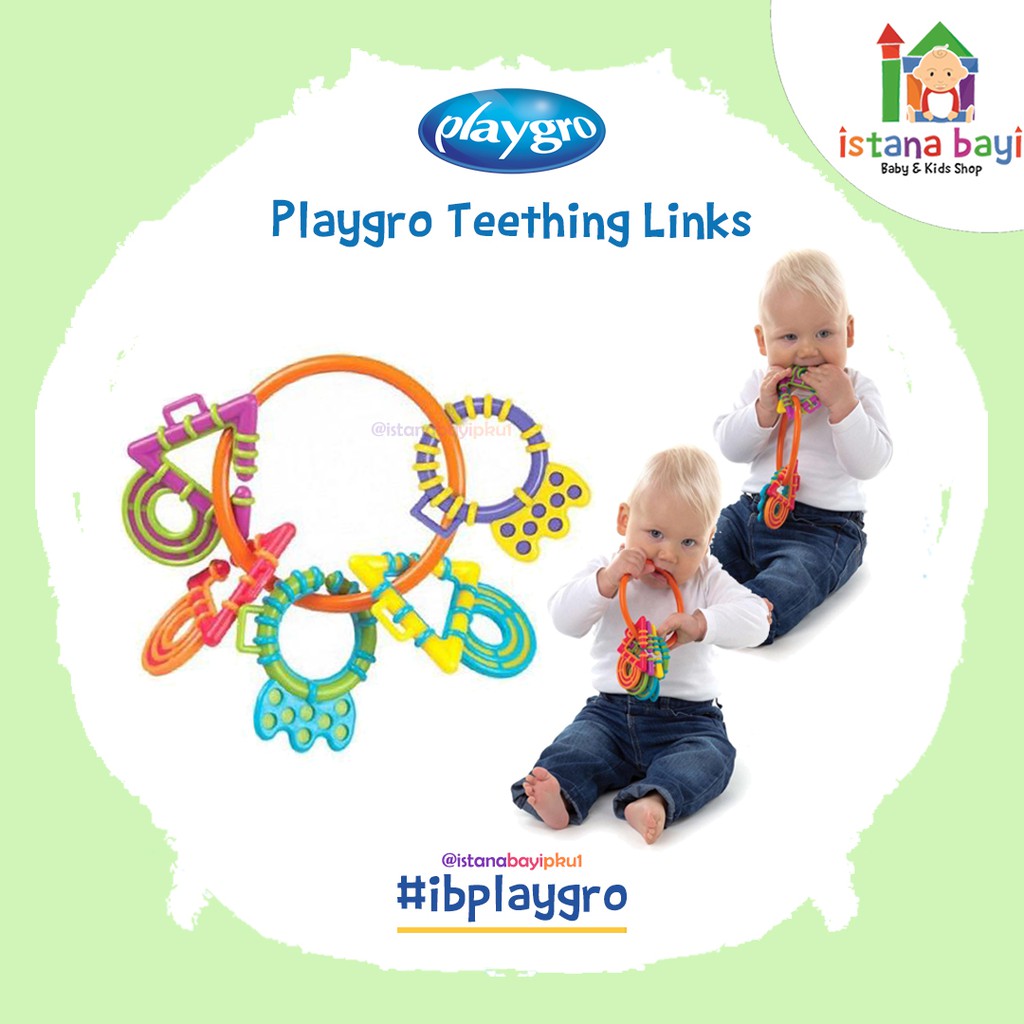 Playgro Teething Links - Gigitan Bayi