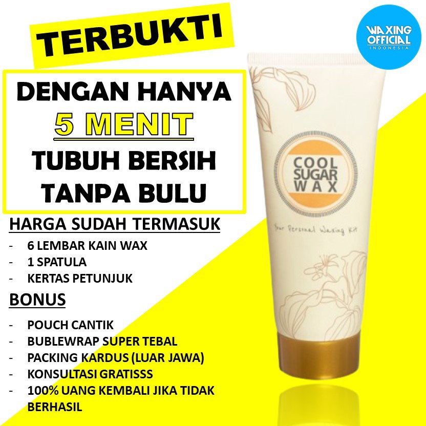 Waxing Sugar Wax Kit Perawatan Penghilang Pencabut Bulu Rambut Ketiak Betis Dan Miss V Vagina Ampuh Shopee Indonesia