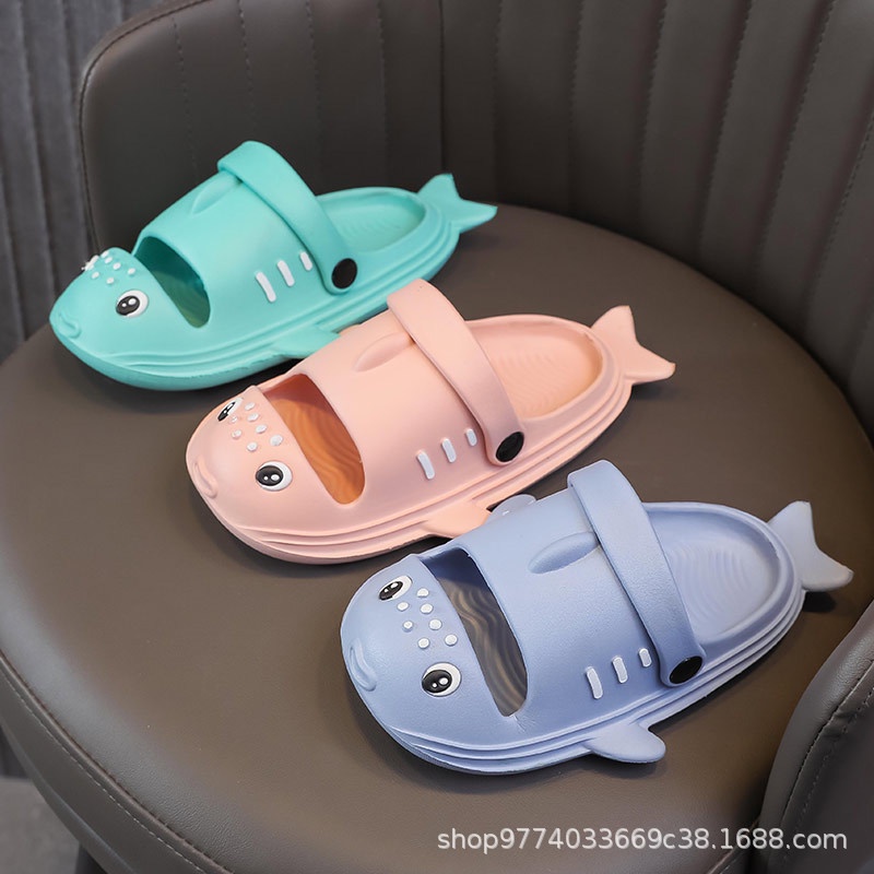 ☀CAMILO☀ SA033 SANDEL Sandal Baby Shark / Sandal Hiu / Sandal Anak Lucu / Sandal Import ANAK BAYI SA033