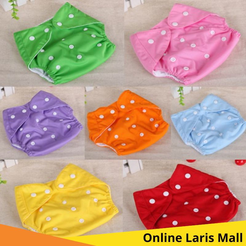 OLM - P185 POPOK KAIN BERKANCING / CLOTH DIAPER / PAMPERS BAYI / BISA DICUCI & PAKAI LAGI