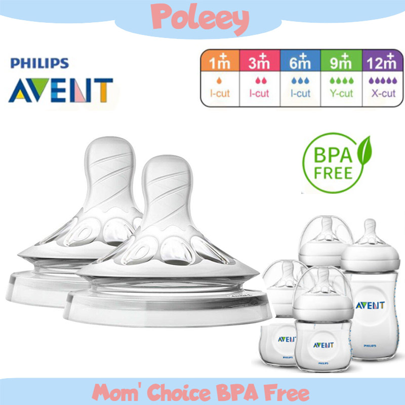 【1.2,3.4 Hole】New  Dot Avent Peristaltik Untuk Philips Avent Dot Spiral Flow Teats