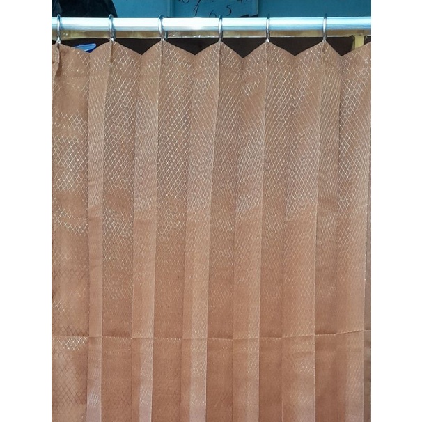Gorden Hordeng polos Sido Serat Model Plisket Kawat S Gordeng Pintu&jendela Pintu kamar Minimalis