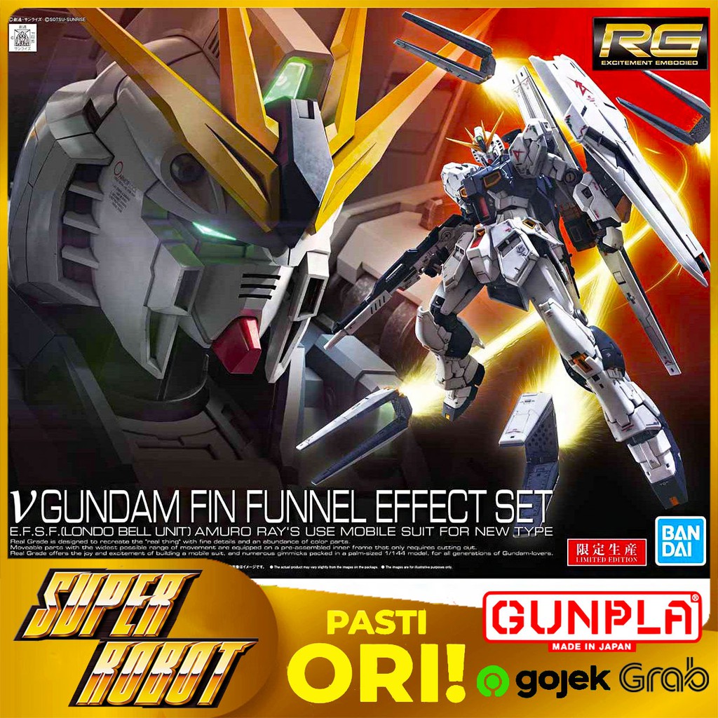 BANDAI RG RX-93 Nu Gundam Fin Funnel Effect Set - Limited Edition