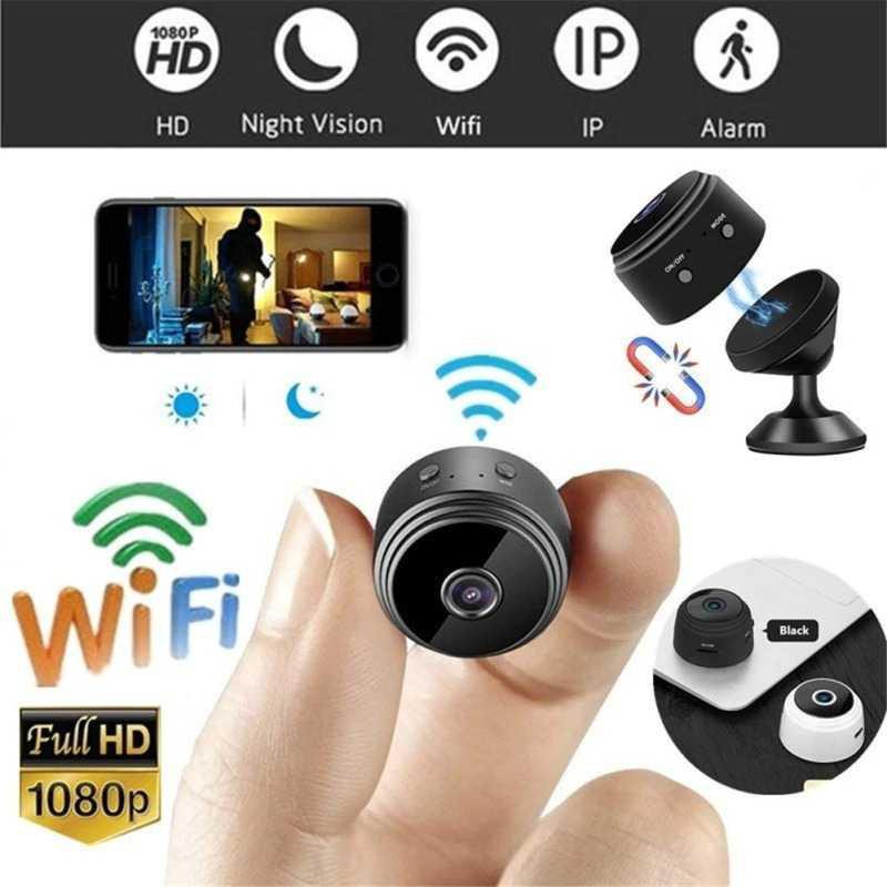 Taffware Mini WiFi IP Camera CCTV 1080P - A9 Kamera CCTV Wifi Kamera Pengintai CCTV mini CCTV Recharge Cas CCTV baterai CCTV tanpa Listrik ( Mughnii )