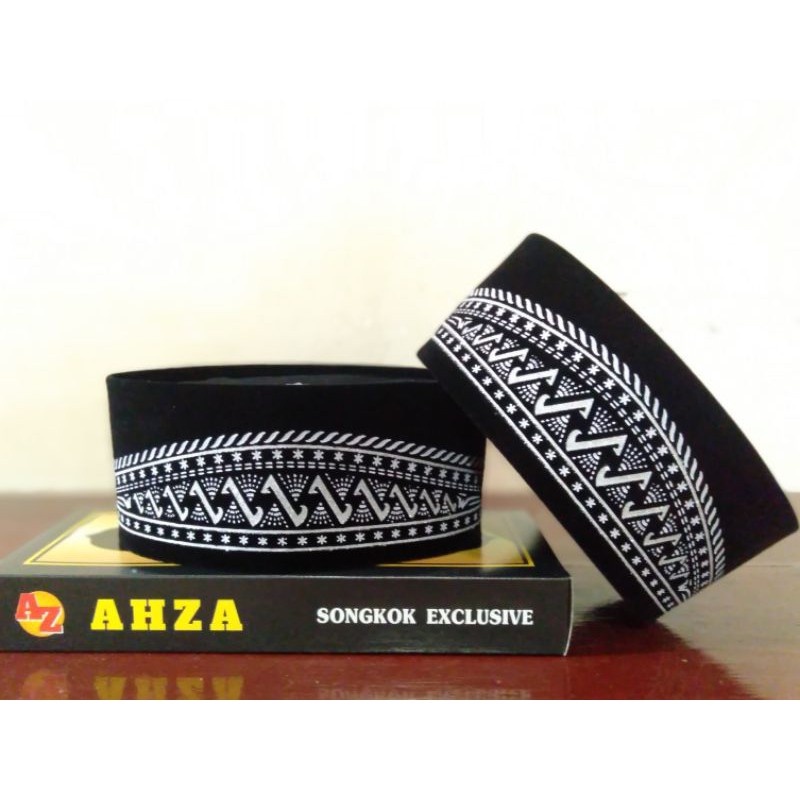 Peci Batik Songkok Hitam Motif Peci Anak Batik Putih Motif