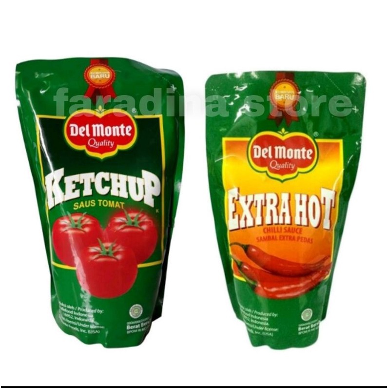 

delmonte 1000g extra hot//saus tomat