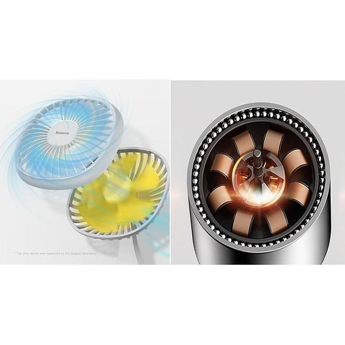 BASEUS PUDDING SHAPED FAN USB PORTABLE KIPAS MEJA 3 SPEEDS ORIGINAL