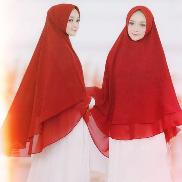 Khimar Jumbo 2 layer