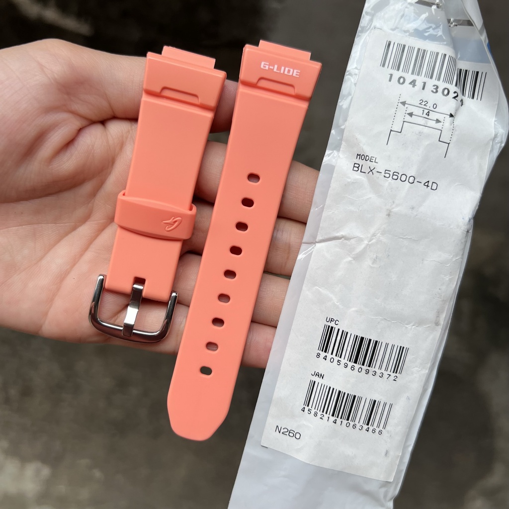 Tali jam tangan casio baby-g BLX-5600 4D original strap band BLX 5600