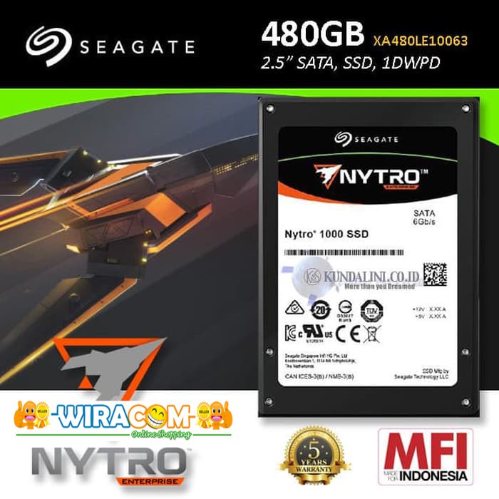 Seagate NYTRO 1000 480GB HDD SSD Enterprise XA480LE10063