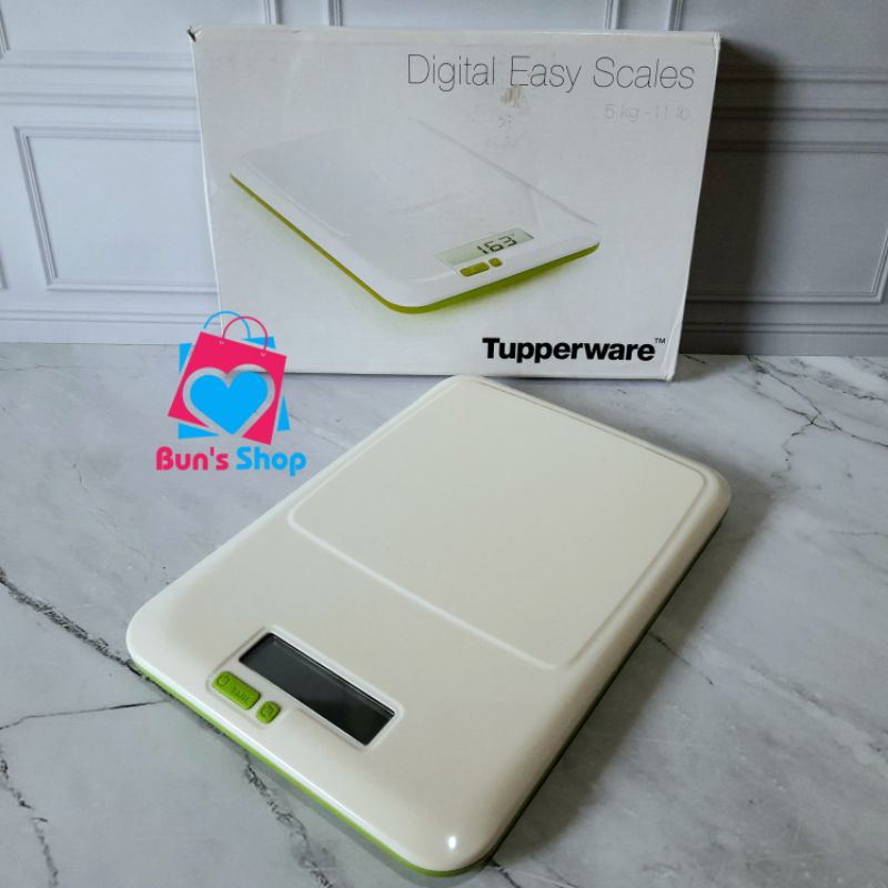 DIGITAL EASY SCALES/TIMBANGAN DAPUR DIGITAL by TUPPERWARE