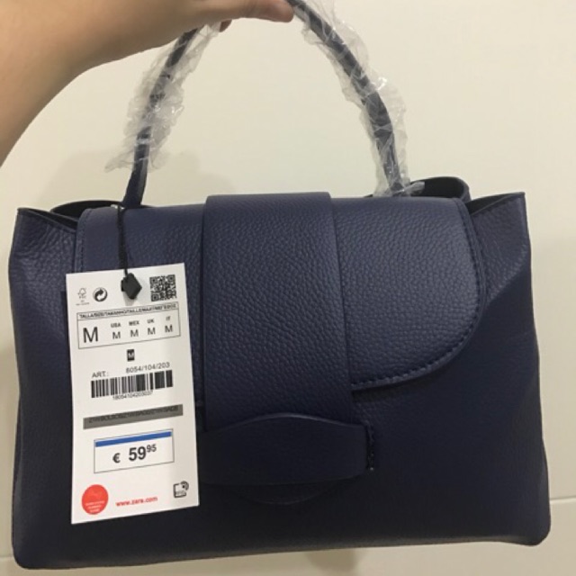 Tas Wanita Zara Pump Original Authentic Branded Brand Bag Women Asli Ori + Gantungan Pom