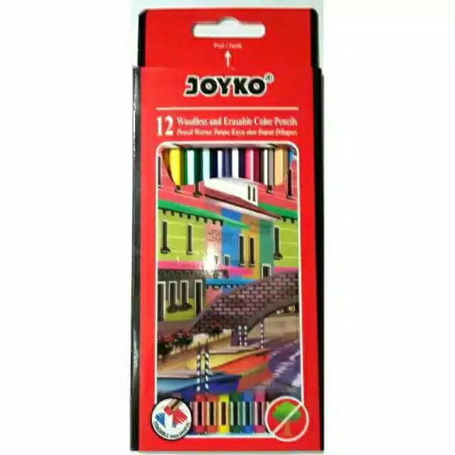 

Color Pencils / Pensil Warna Dapat Dihapus Joyko CP-109 12 warna