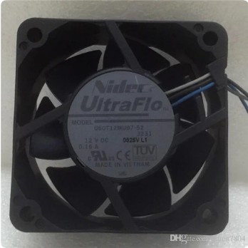 FAN 6CM NIDEC ULTRAFLO PROYEKTOR U60T12MB7-52 DC.12V 0.16A 3PIN | ORI
