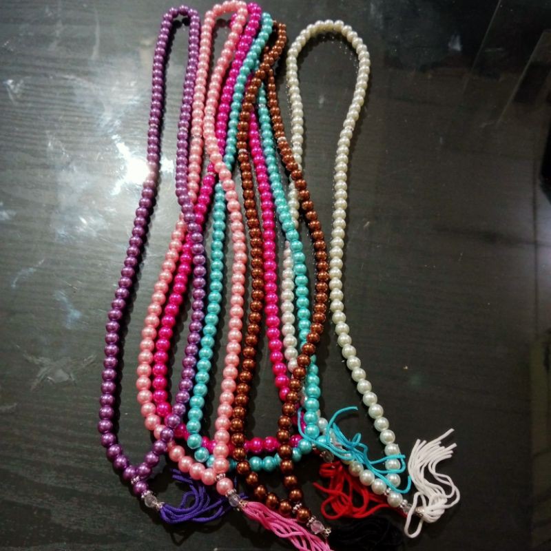 tasbih 99 butir, tasbih mutiara panjang