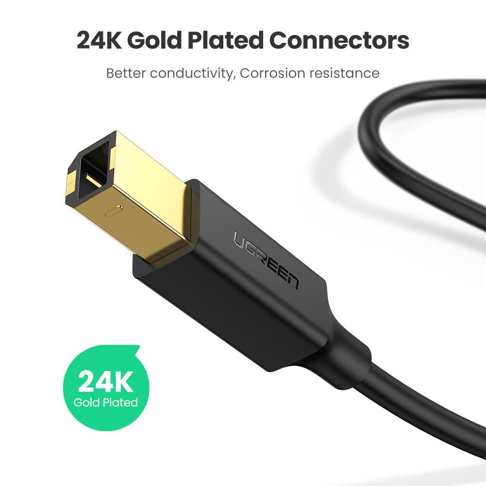 UGREEN Kabel Data USB 2.0 A to B Kabel Printer 3M