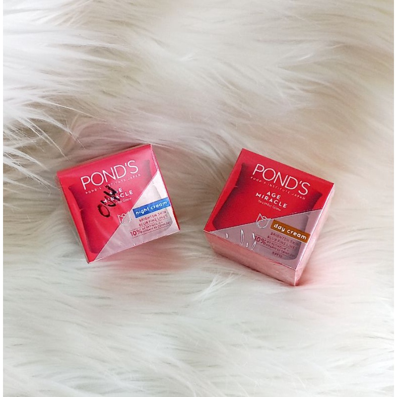 Paket Ponds Age Miracle  Day & Night Cream 10gr