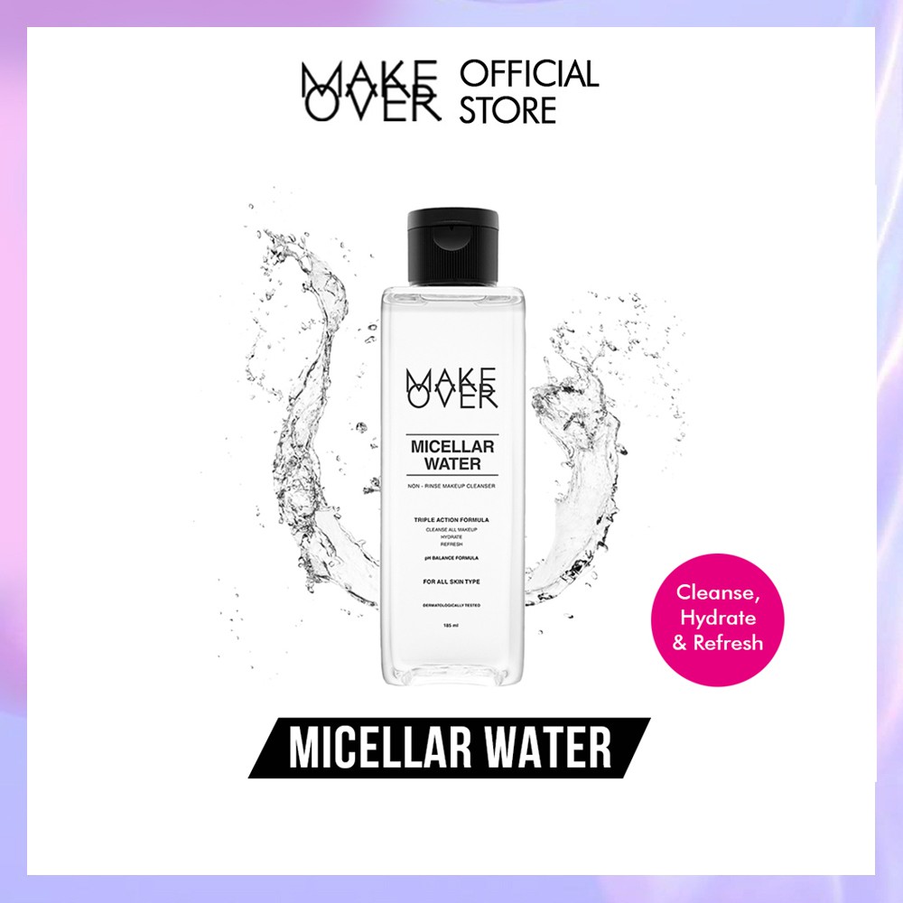 Make Over Micellar Water 185 ml | Shopee Indonesia