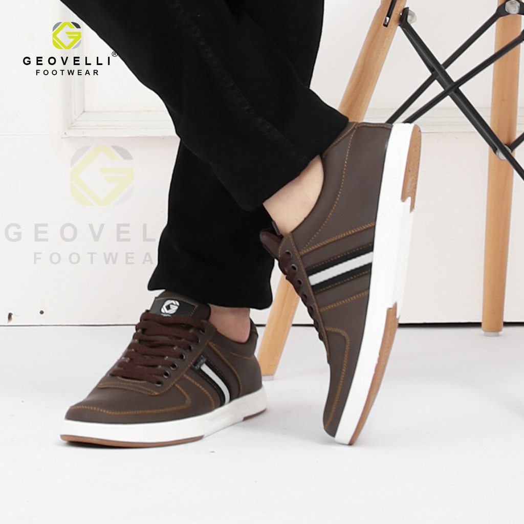PROMO !!!Sepatu SNEAKERS Pria Original GEOVELLI COD bayar ditempat-1