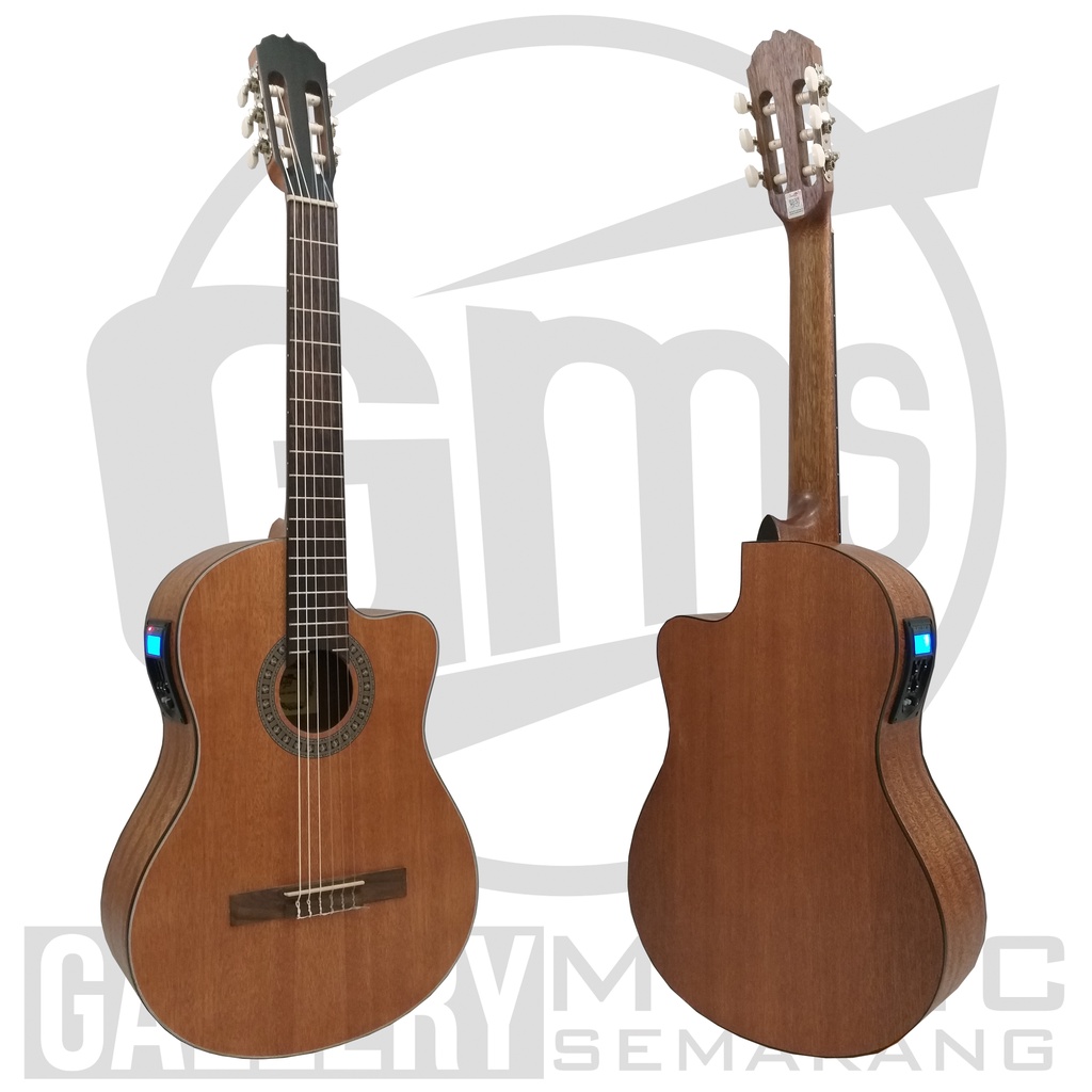 ORIGINAL!!! Gitar Klasik Elektrik Import Merk Cowboy CGC-100 NA CGC 100NS Equalizer Tuner LC Prener-4