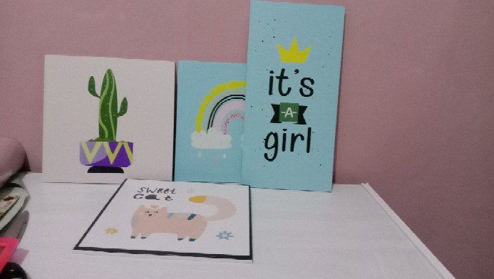 Craftpedia Hiasan Dinding Poster Kamar Tidur Anak 15x30 Cm - Grd