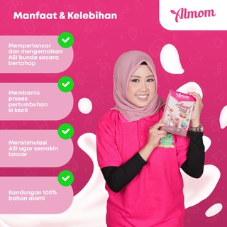 Image of thu nhỏ ALMOM Susu Almond Milk Pelancar ASI | Untuk Ibu Hamil 7 Bulan hingga Menyusui | PAKET ISI MATCHA & TARO #1