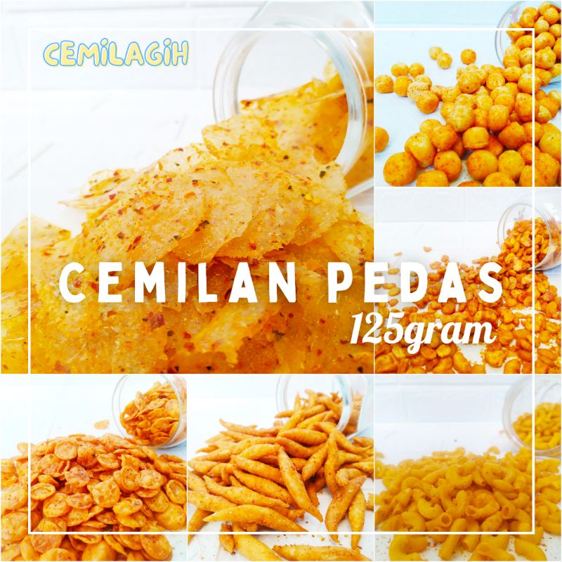 CEMILAN JAJANAN PEDAS MURAH 125gram