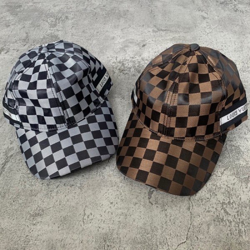 Topi Baseball Louis Vuitton LV Damier Parasut Premium Import
