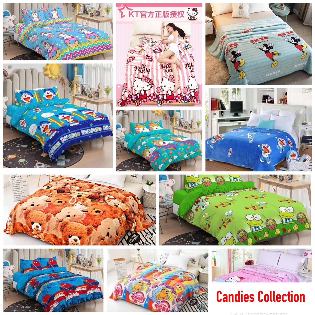 Selimut Bulu Karakter 140 x 210