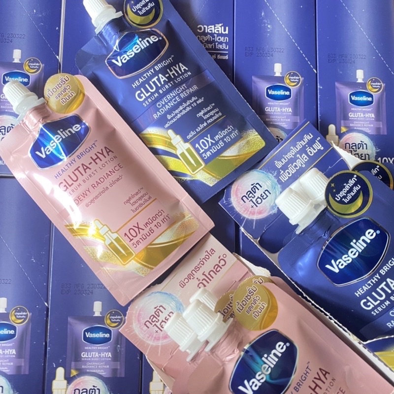 VASELINE GLUTA HYA SACHET THAILAND 30ML