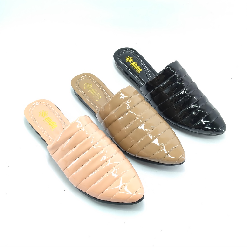 Sandal Wanita Flat Slop Andis SR08