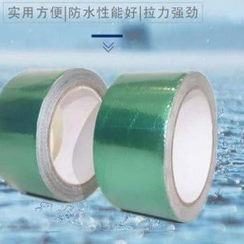 

○ Lakban Tarpaulin Waterproof Lem Repair Tape Terpal Tenda Canopy - hjau ➧