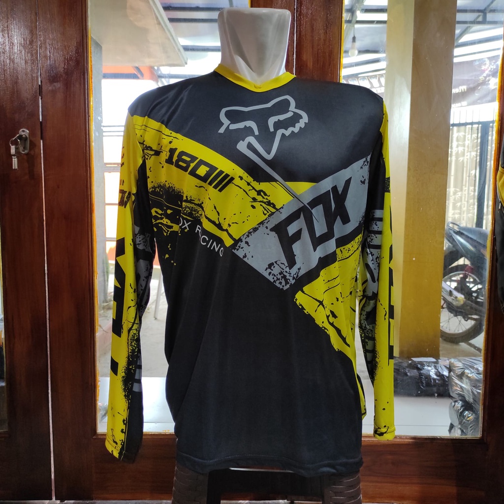 setelan offroad sepatu cross trail jersy jerseysett dan sarung tangan glove satu sett perlengkapan trail 022