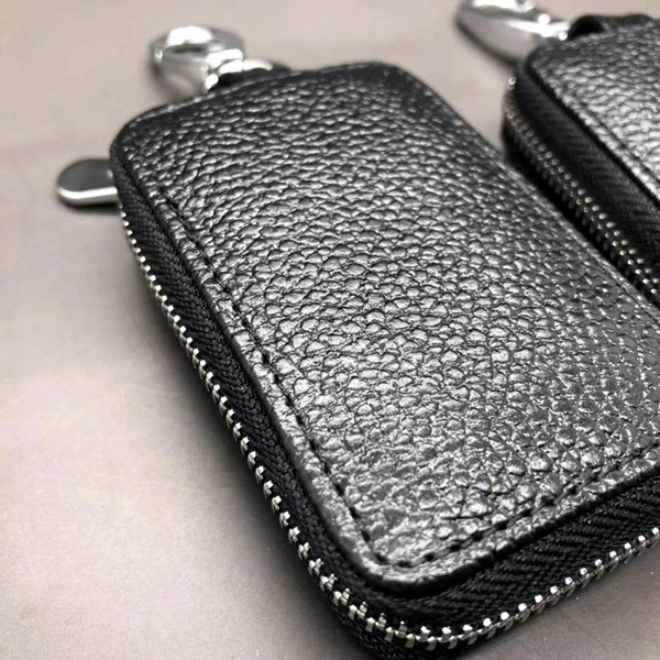 Gantungan Sarung Dompet Kunci DAD Bunga Flower Passion Persegi Kulit Premium Series