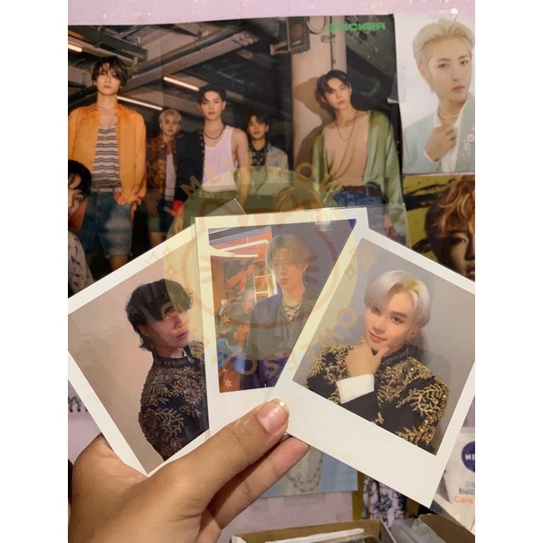 POLAROID EVENT NCT127 YUTA STICKER JOHNNY JUNGWOO FAVORITE OFFICIAL