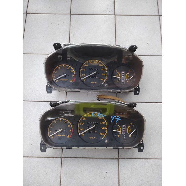 spidometer Crv gen 1/Rd1 JDM yellow carbon
