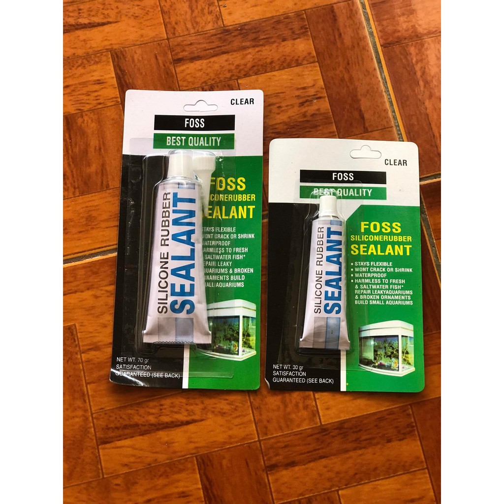 Silicone rubber / lem kaca silicone / lem silikon aquarium