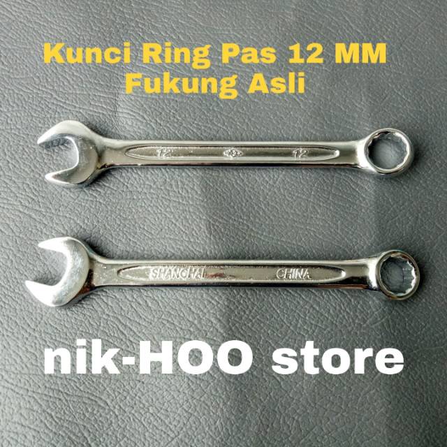 Kunci Ring Pas 12 MM Fukung / Fukung
