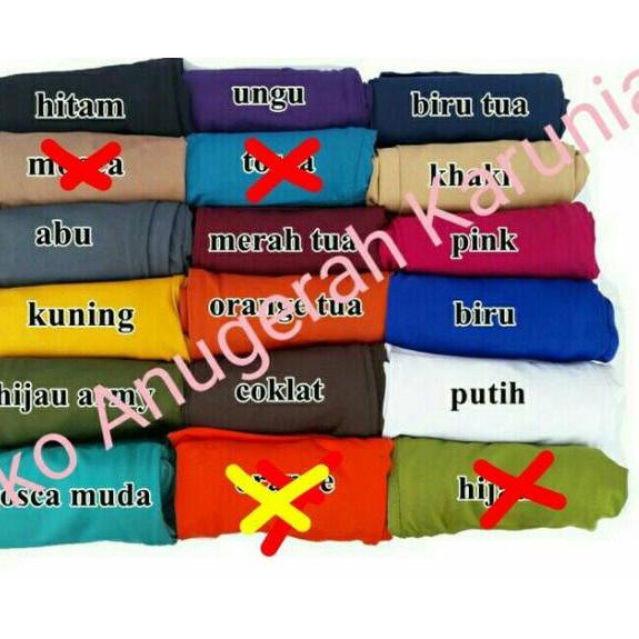 Rok Panjang Polos kaos rayon dan spandek