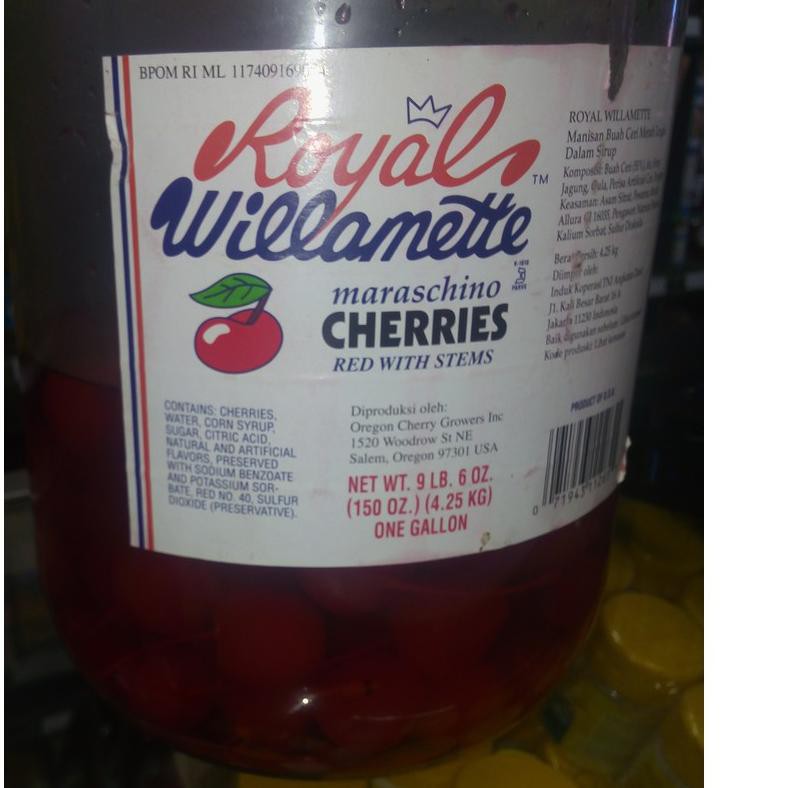 

Saleϟfast cherry tangkai royal willamette per ons
