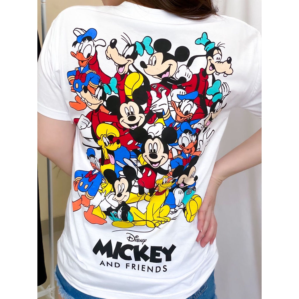 Kaos Wanita Lengan Pendek Bahan Cotton Combed 30s Full Print Atasan Wanita Remaja