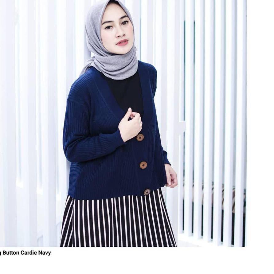 Belleza Outlet baju rajut Cardigan rajut atasan wanita Lizzy