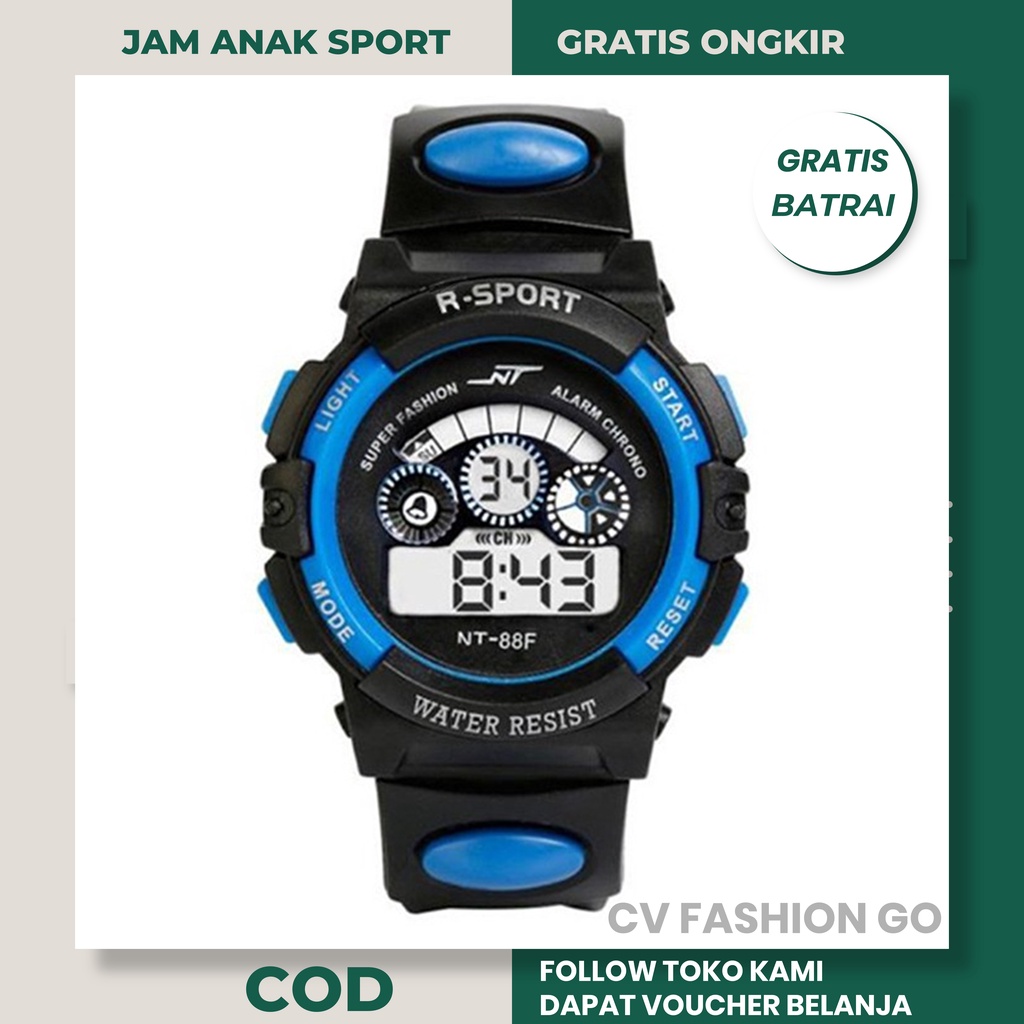 Jam tangan pria anak kecil anti air original model terbaru import terlaris waterproof keren