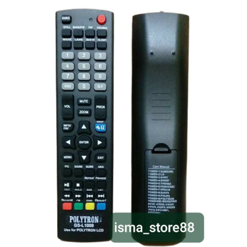 REMOT TV POLYTRON CINEMAX LED LCD 81I191/811191