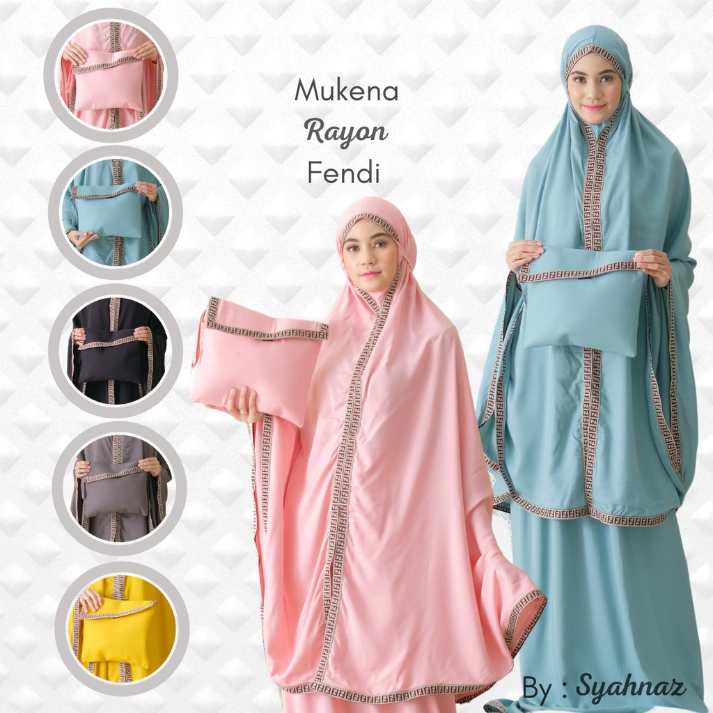 Mukena Rayon Fendi Syahnaz
