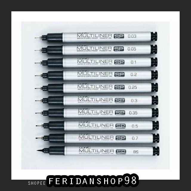 

BT827 BEST COPIC MULTILINER BY FERIDANSHOP98